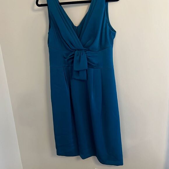 NWT Nanette Lepore Stella Blue Shift Dress, Dark Teal, Size 10 - Picture 5 of 9